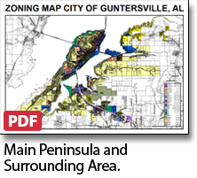 Guntersville zoning map main