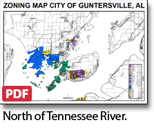 Guntersville zoning map north